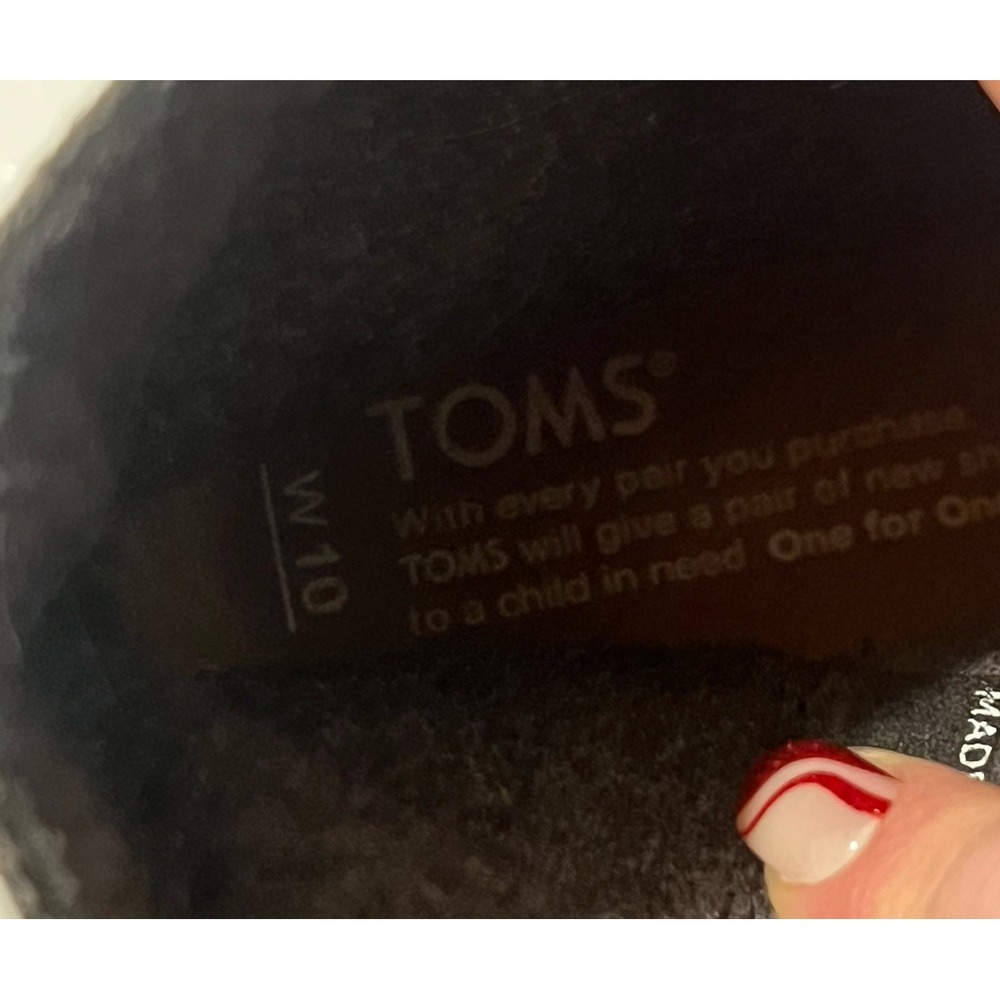 Toms Women's Kallie Gray Suede Wedge‎ Ankle Boots Size 10 - Picture 5 of 7